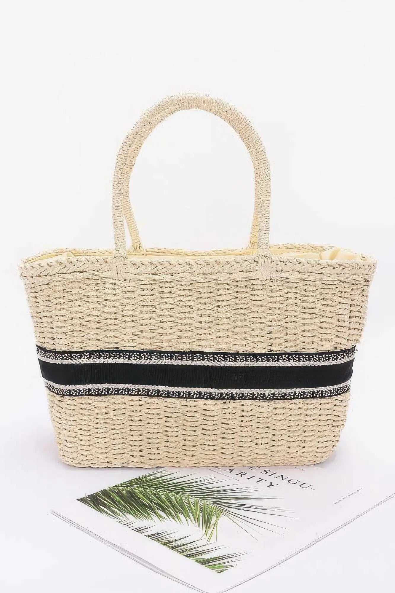 Faux Straw Tote Bag  Style Ratio