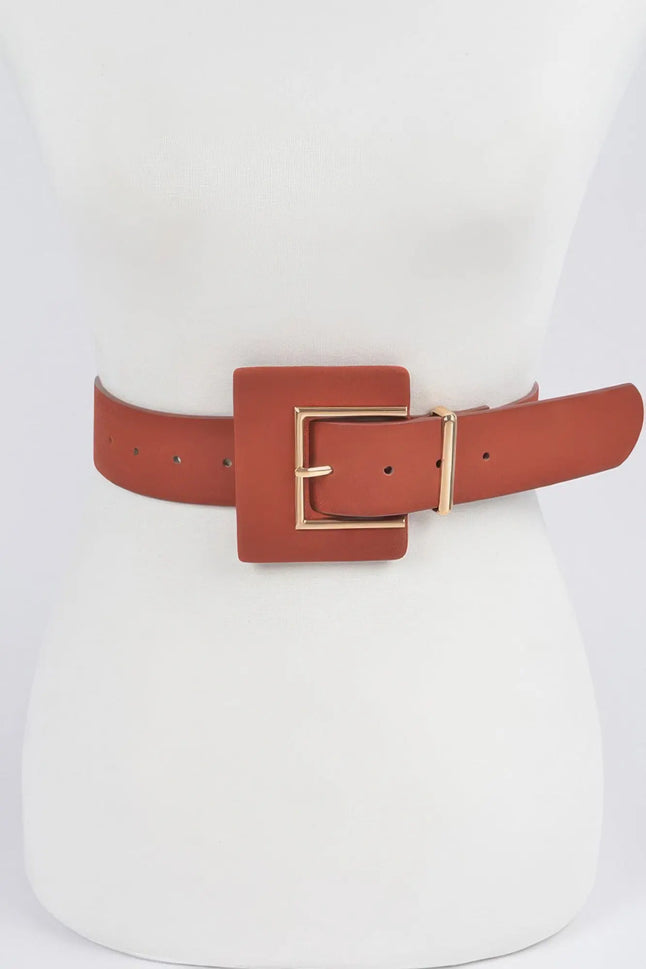 Faux Suede Belt  Style Ratio