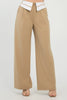 Front Button Fold-over Inside Zipper Pants  Style Ratio