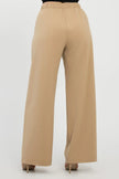 Front Button Fold-over Inside Zipper Pants  Style Ratio