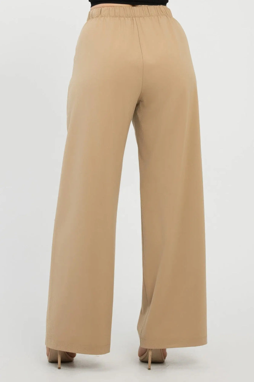 Front Button Fold-over Inside Zipper Pants  Style Ratio