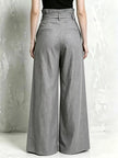 Full Size Wide-Leg Paperbag Waist Pants Plus Size  Style Ratio