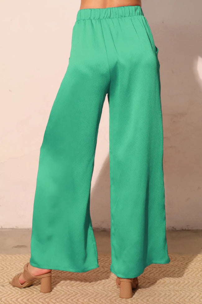 Hammered Satin Pocket Pants  Style Ratio
