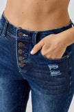 High Rise Ankle Skinny With Button Fly  Style Ratio