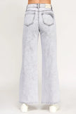 High Rise Wide Leg With Acid Grey  Style Ratio