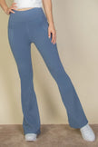High Waist Side Pocket Flare Leggings  Style Ratio