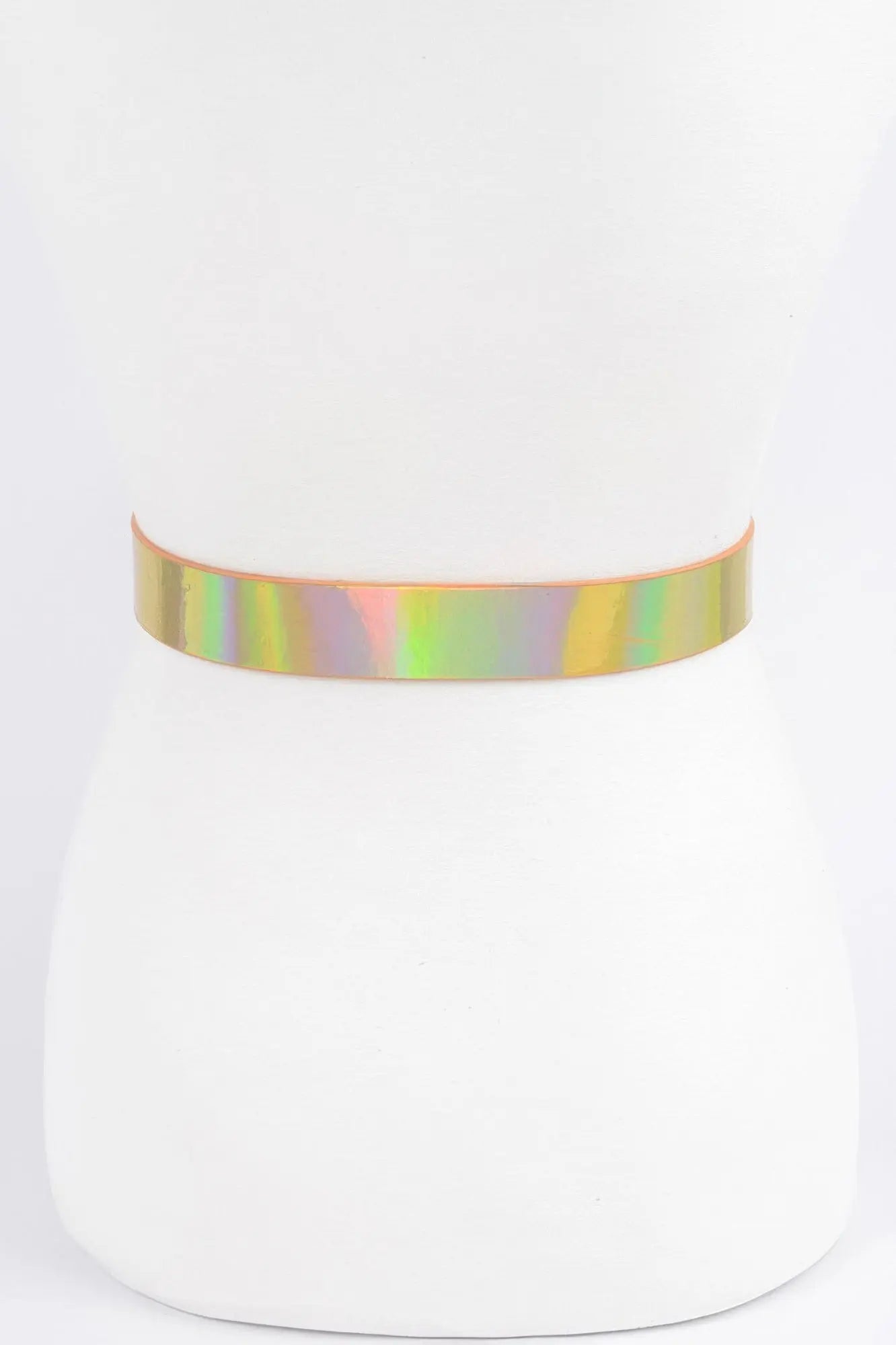 Holograme Metallic Plus Size Belt  Style Ratio