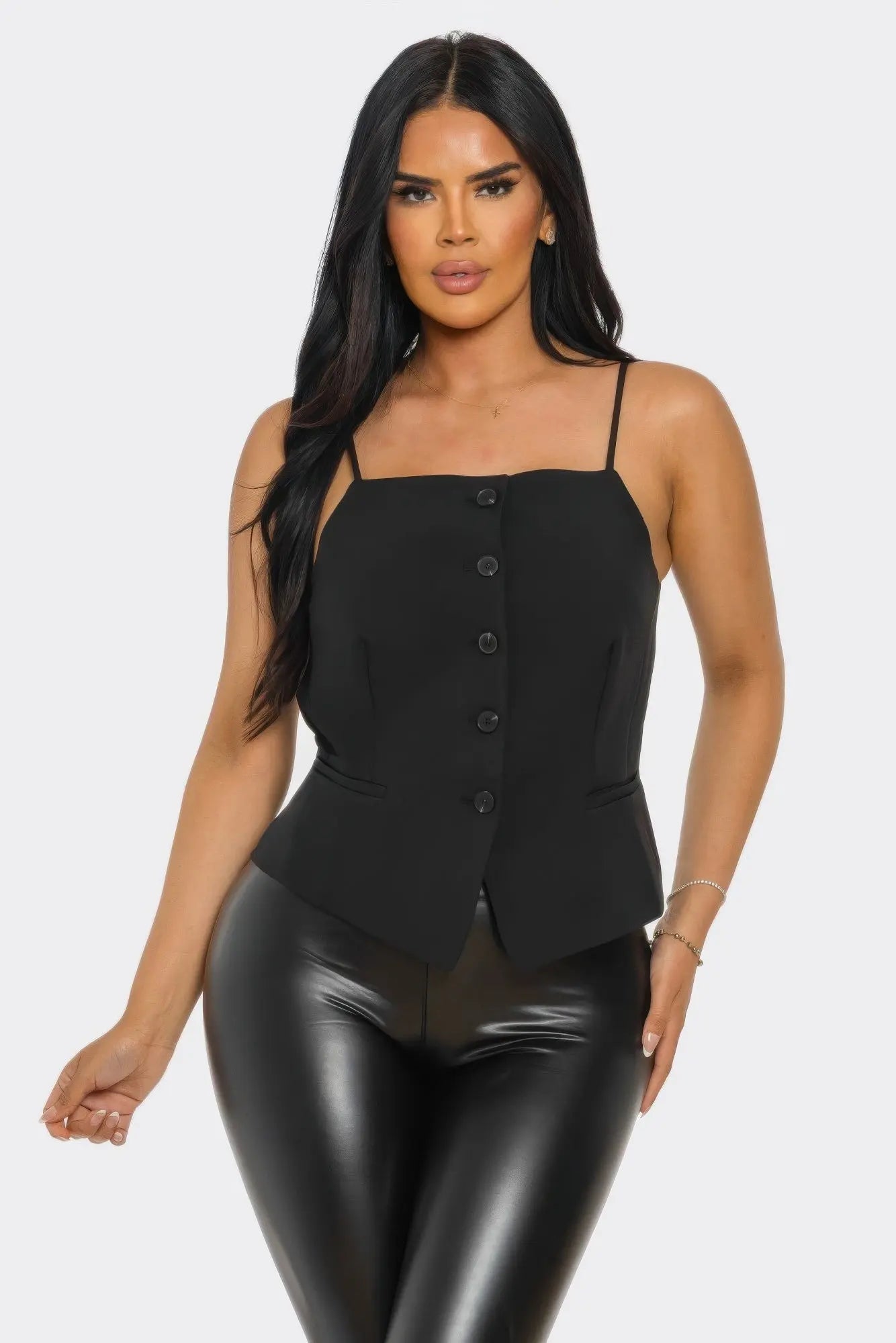 Ivory Chic Button-up Corset Top  Style Ratio