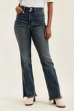 Judy Blue High Waist Double Button Frayed Hem Jeans  Style Ratio