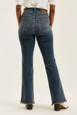 Judy Blue High Waist Double Button Frayed Hem Jeans  Style Ratio