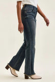 Judy Blue High Waist Double Button Frayed Hem Jeans  Style Ratio