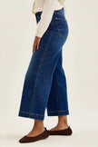 Judy Blue High Waist T.C. Claudia Ankle Wide Jeans  Style Ratio