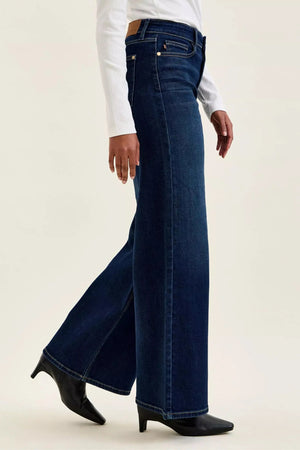 Judy Blue High-Waisted Wide-Leg Dark Wash Jeans  Style Ratio