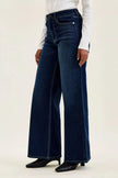 Judy Blue High-Waisted Wide-Leg Dark Wash Jeans  Style Ratio