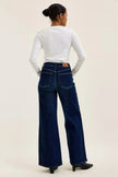 Judy Blue High-Waisted Wide-Leg Dark Wash Jeans  Style Ratio
