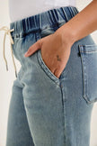 Judy Blue Hight Waist Wilhelmina Baggy Jeans with Md Aged Stone Blue Wash  Style Ratio