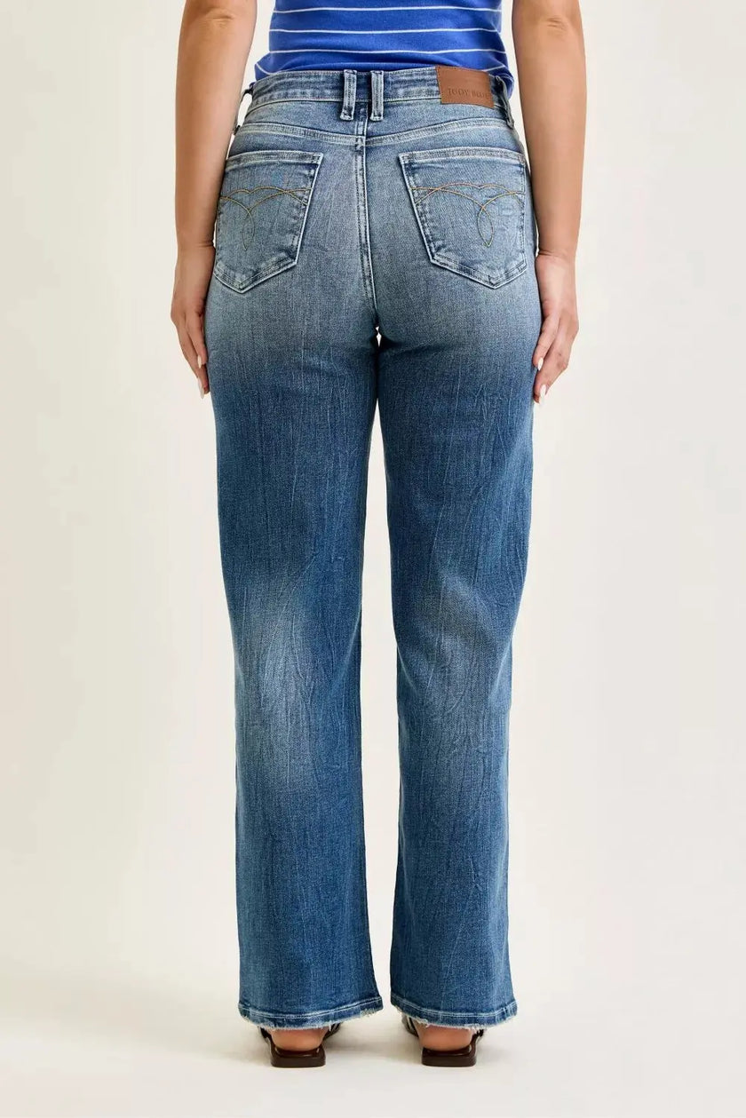 Judy Blue Mid Rise 90s Straight Jeans  Style Ratio