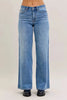 Judy Blue Mid Rise Retro Wide Leg Jeans  Style Ratio