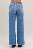 Judy Blue Mid Rise Retro Wide Leg Jeans  Style Ratio