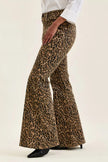Judy Blue Mr Jaqueline Flare Print Leopard Jeans  Style Ratio