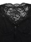 Lace Bowknot Slim Fit Top  Style Ratio