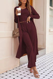 Long Sleeve Cover Up and Pants Set  Style Ratio