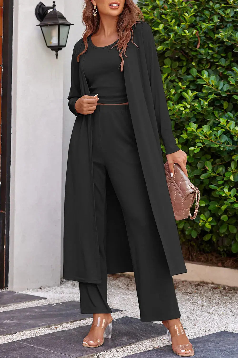 Long Sleeve Cover Up and Pants Set  Style Ratio