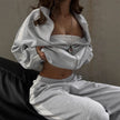 Long Sleeved Sportswear and Pants Set  Style Ratio