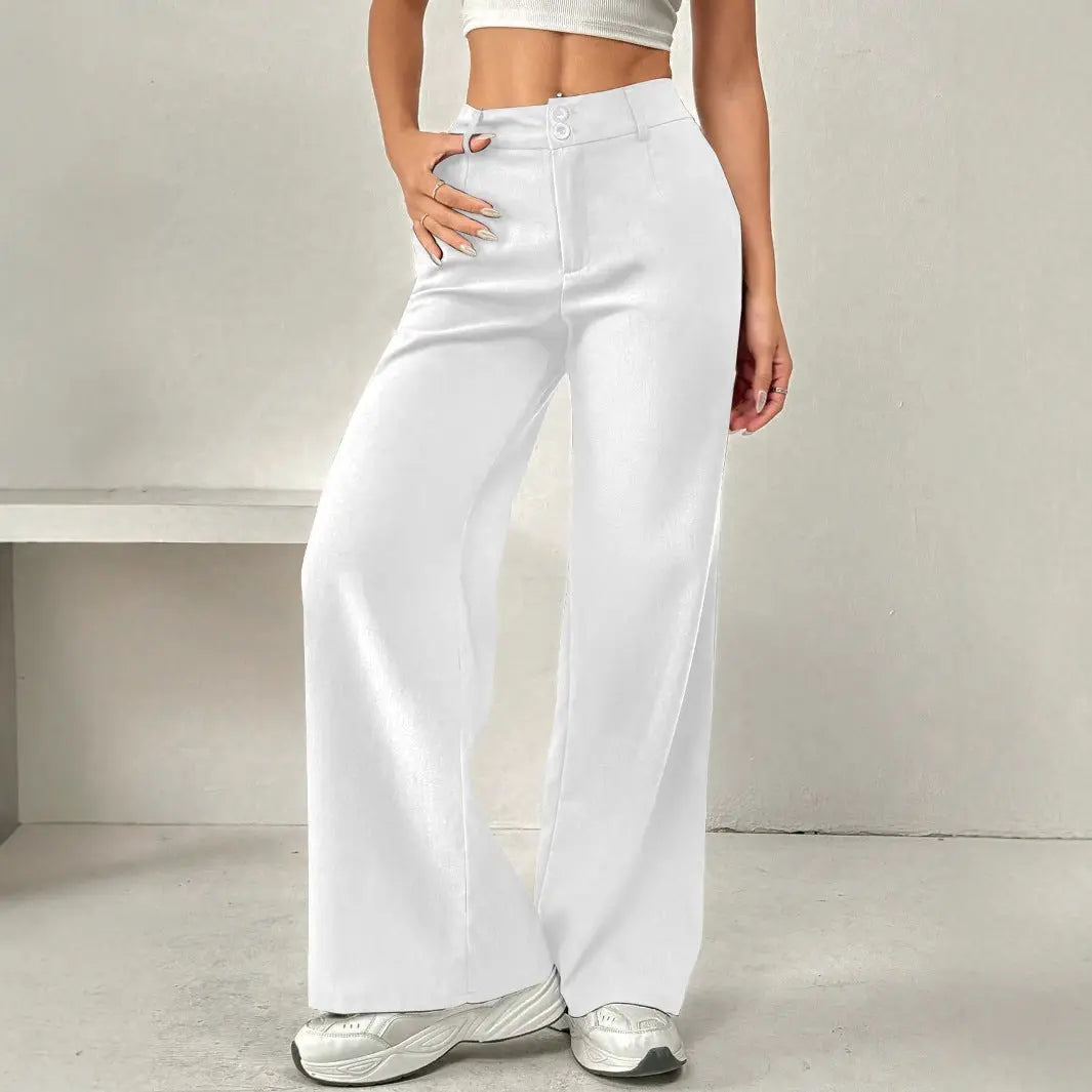 Loose Spandex Slimming Straight Pants  Style Ratio