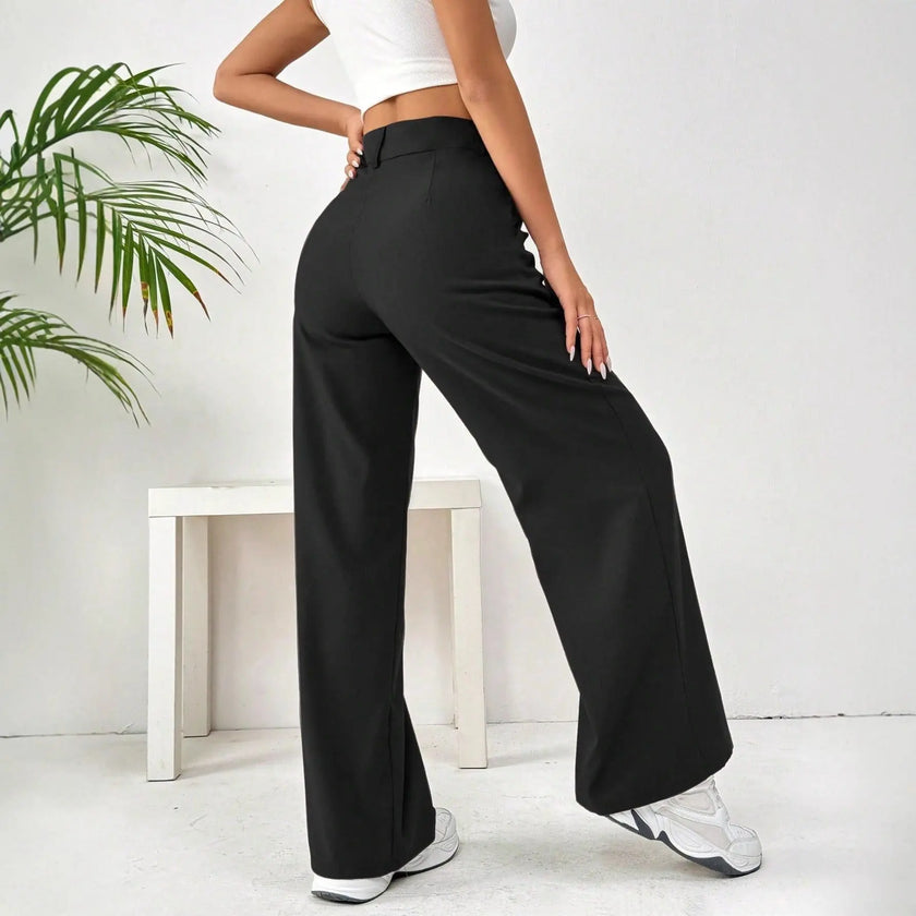 Loose Spandex Slimming Straight Pants  Style Ratio