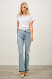 Mid Rise Flare With Released Hem  Style Ratio
