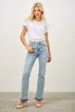 Mid Rise Flare With Released Hem  Style Ratio