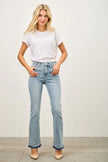 Mid Rise Flare With Released Hem  Style Ratio
