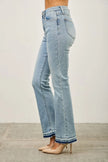 Mid Rise Flare With Released Hem  Style Ratio