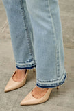 Mid Rise Flare With Released Hem  Style Ratio
