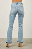Mid Rise Flare With Released Hem  Style Ratio
