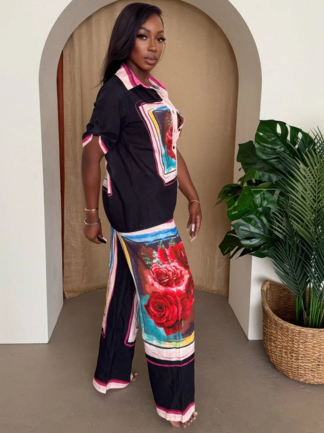 Midnight Bloom Framed Resort Set  Style Ratio
