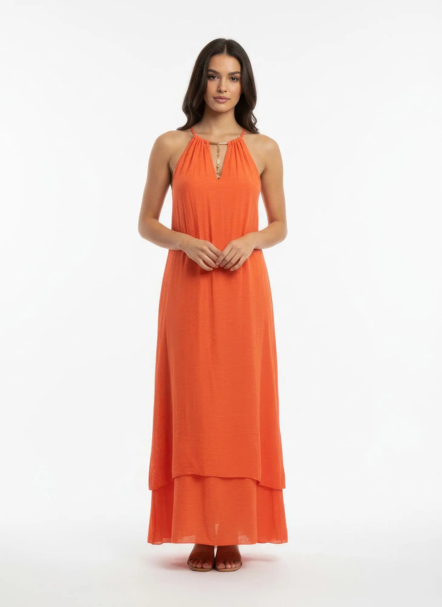 Mlle Gabrielle Solid Sleeveless Dress  Style Ratio