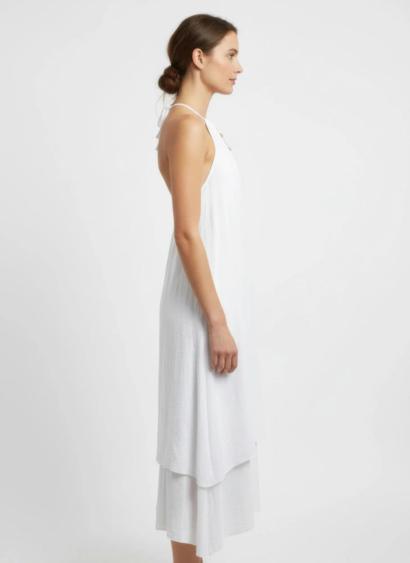 Mlle Gabrielle Solid Sleeveless Dress  Style Ratio