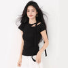 Off-Shoulder Short Sleeve Slim-Fit Unique Top  Style Ratio
