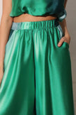 Ombre Satin Extra Wide Legs Pants  Style Ratio