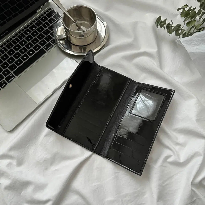 Perfect Size Faux Leather Wallet  Style Ratio