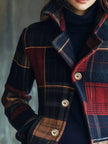 Plaid Button Up Blazer  Style Ratio