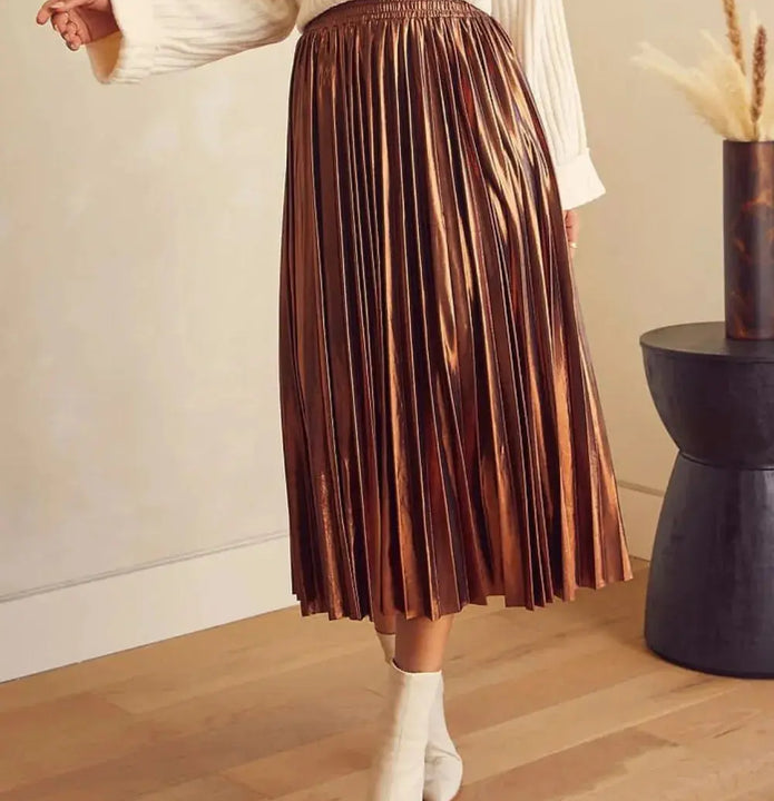 Pleated Midi Skirt  Style Ratio