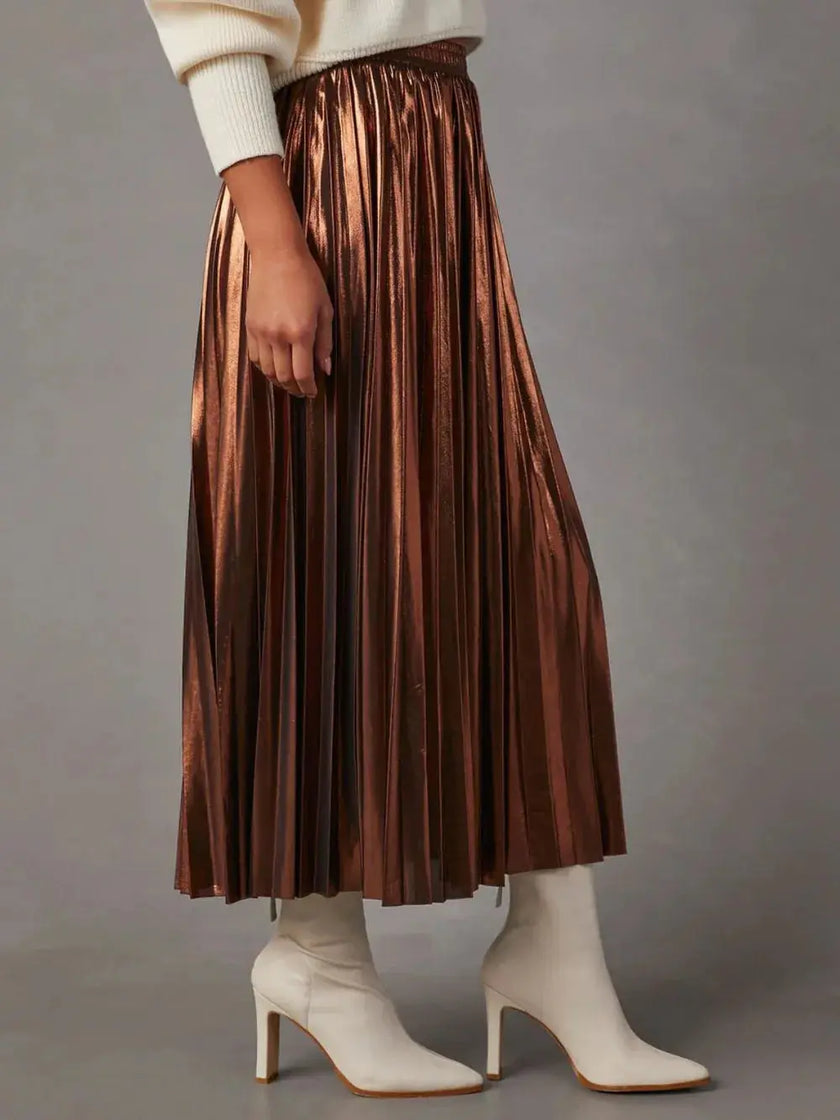 Pleated Midi Skirt  Style Ratio