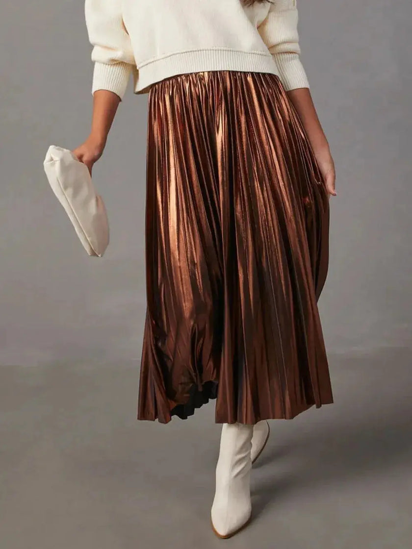 Pleated Midi Skirt  Style Ratio