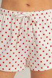 Polka Dot Drawstring Shorts  Style Ratio