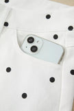 Polka Dot Scalloped Hem Shorts  Style Ratio