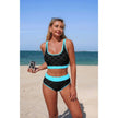 Push Up Triangle High Waisted Band Bikini  Style Ratio