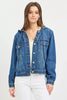 RISEN Basic Denim Jacket with Hoodie  Style Ratio